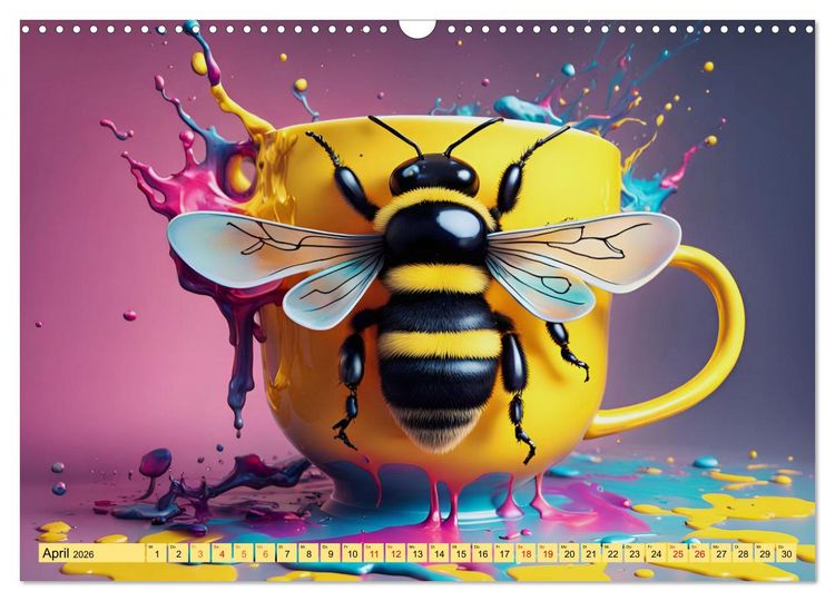 Produktbild: Tierische Kaffeestunden (Wandkalender 2026 DIN A3 quer), CALVENDO Monatskalender