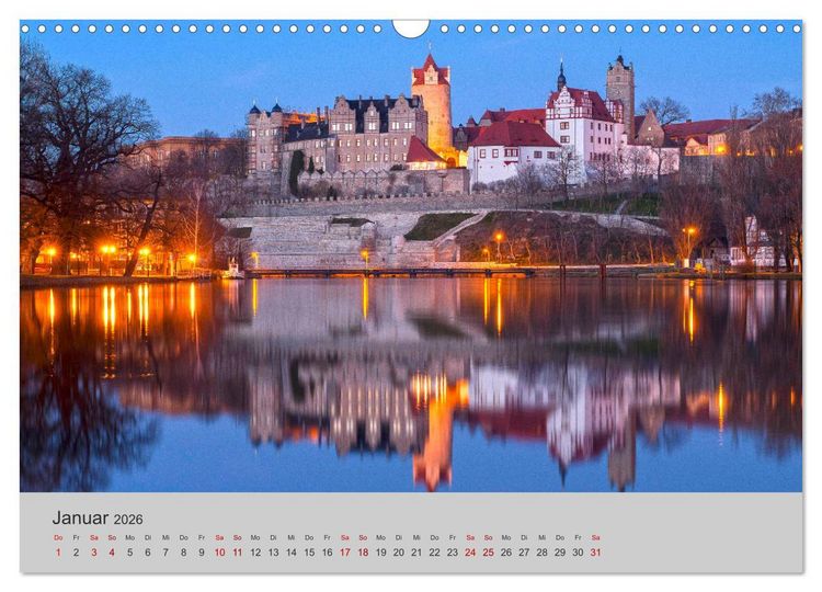 Produktbild: Die Saale Von Franken zur Elbe (Wandkalender 2026 DIN A3 quer), CALVENDO Monatskalender