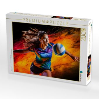 Produktbild: CALVENDO Puzzle Ein Motiv aus dem Kalender Volleyball und Motivation | 2000 Teile Lege-Gr&ouml;&szlig;e 90x67cm Foto-Puzzle f&uuml;r gl&uuml;ckliche Stunden