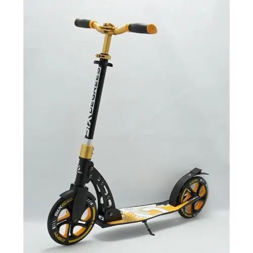 Produktbild: SIX DEGREES Alu Scooter 230/215 mm gold