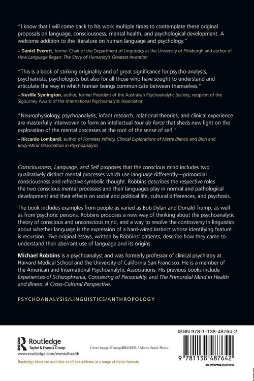 Produktbild: Consciousness, Language, and Self