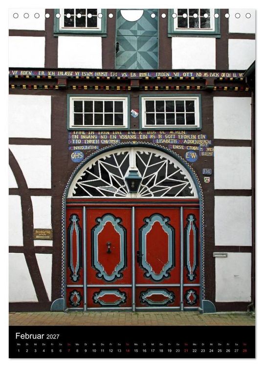Produktbild: Sch&ouml;ne T&uuml;ren (Wandkalender 2027 DIN A4 hoch), CALVENDO Monatskalender