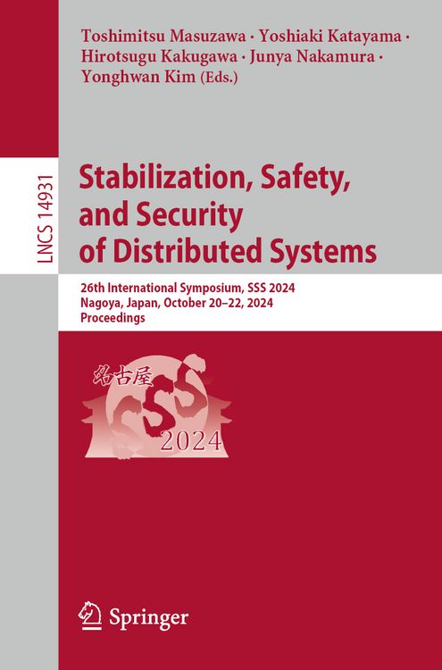 Produktbild: Stabilization, Safety, and Security of Distributed Systems