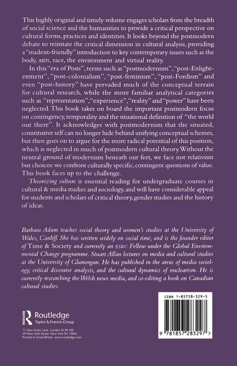 Produktbild: Theorizing Culture