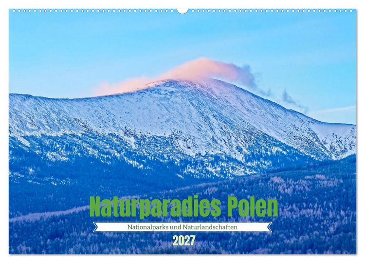Produktbild: Naturparadies Polen (Wandkalender 2027 DIN A2 quer), CALVENDO Monatskalender