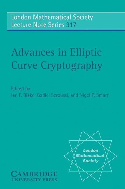 Produktbild: Advances in Elliptic Curve Cryptography