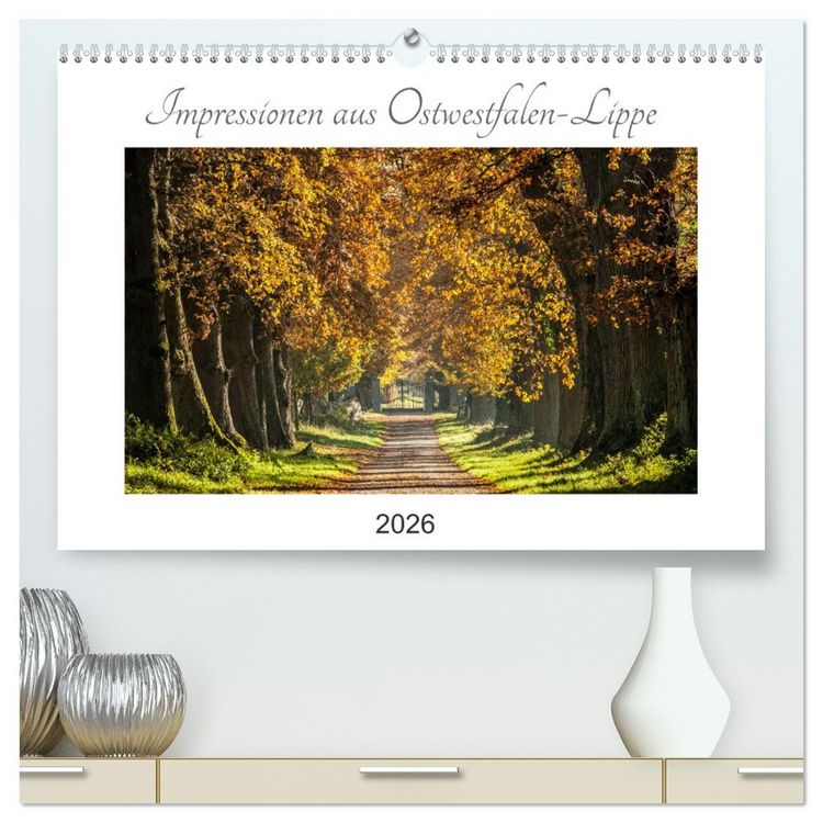 Produktbild: Impressionen aus Ostwestfalen-Lippe (hochwertiger Premium Wandkalender 2026 DIN A2 quer), Kunstdruck in Hochglanz