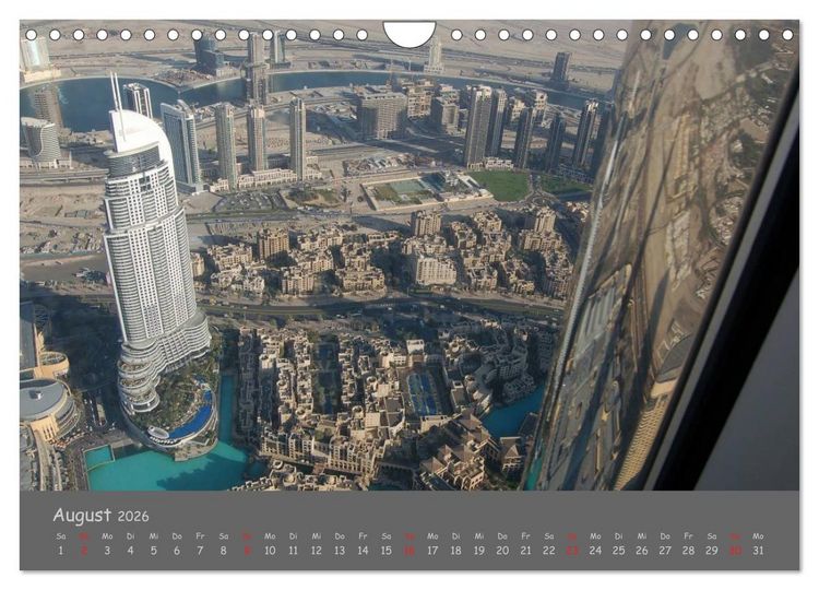 Produktbild: Dubai. Glanz unter der Sonne Arabiens (Wandkalender 2026 DIN A4 quer), CALVENDO Monatskalender