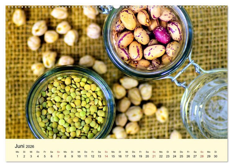 Produktbild: Geliebte Landk&uuml;che. Anbauen, ernten und frohlocken! (Wandkalender 2026 DIN A2 quer), CALVENDO Monatskalender