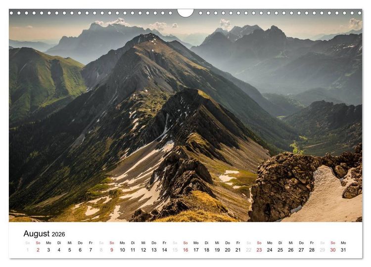 Produktbild: Bergpixel "kreuz und quer durch die Alpen" (Wandkalender 2026 DIN A3 quer), CALVENDO Monatskalender