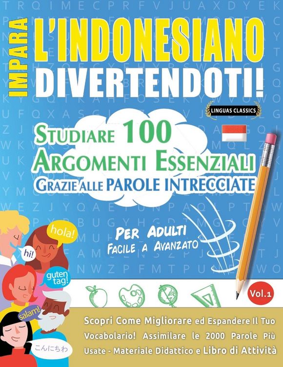 Produktbild: IMPARA L'INDONESIANO DIVERTENDOTI! - PER ADULTI
