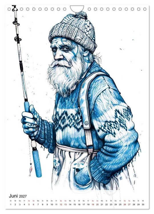Produktbild: Seem&auml;nner - Die See im Herzen (Wandkalender 2027 DIN A4 hoch), CALVENDO Monatskalender