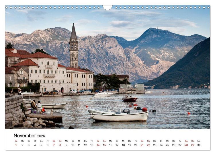 Produktbild: Montenegro - Land der schwarzen Berge (Wandkalender 2026 DIN A3 quer), CALVENDO Monatskalender