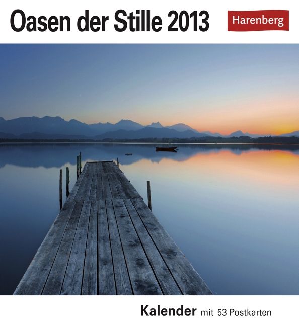 Produktbild: Oasen der Stille 2013. Postkartenkalender