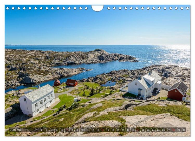 Produktbild: Norwegens S&uuml;den (Wandkalender 2026 DIN A4 quer), CALVENDO Monatskalender