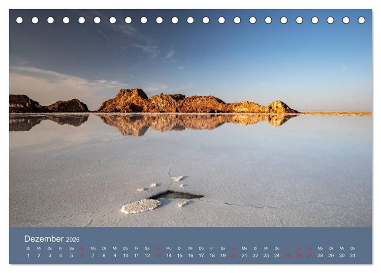 Produktbild: &Auml;thiopien Landschaften der Gegens&auml;tze (Tischkalender 2026 DIN A5 quer), CALVENDO Monatskalender