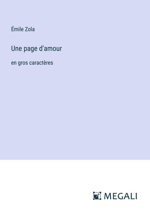 Produktbild: Une page d'amour