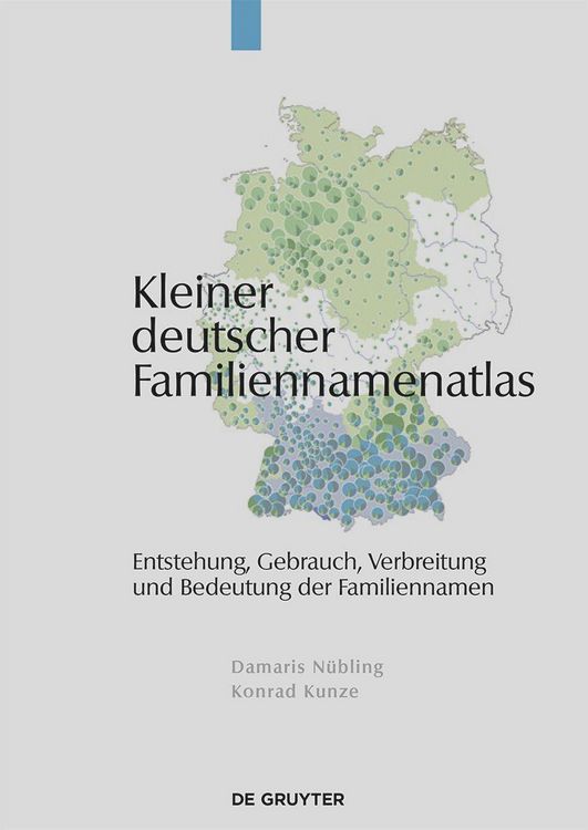 Produktbild: Kleiner deutscher Familiennamenatlas