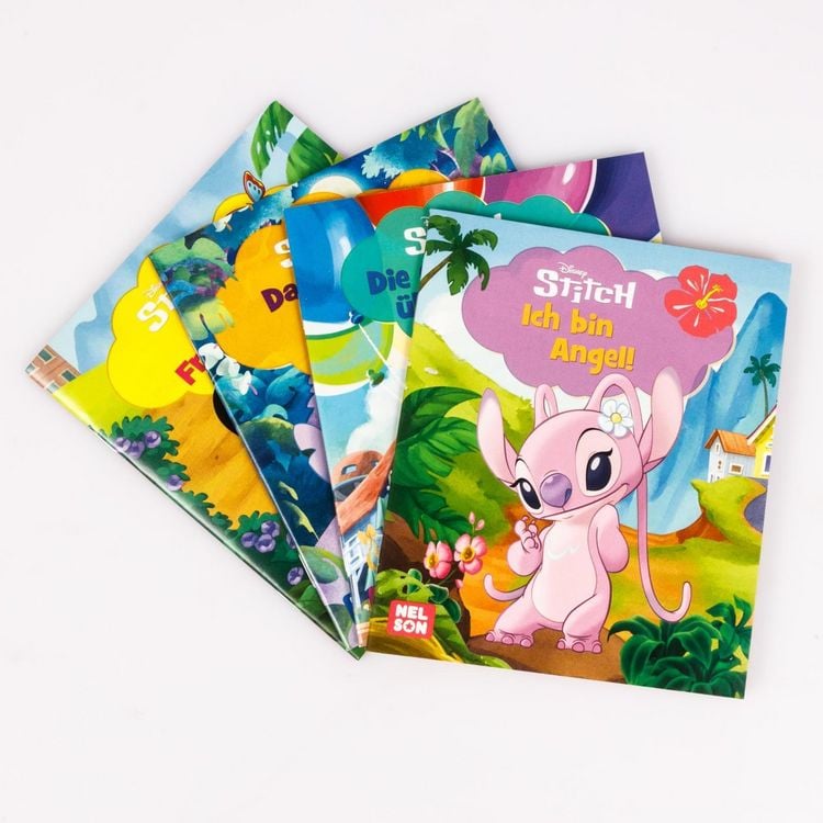 Produktbild: Nelson Mini-B&uuml;cher: 4er Disney Lilo & Stitch 5-8