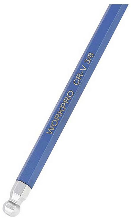 Produktbild: WorkPro Au&szlig;en-Sechskant, Kugelkopf Schraubendreher-Set 1.5 mm, 2 mm, 2.5 mm, 3 mm, 4 mm, 5 mm, 6 mm, 8 mm, 10 mm 1.5 mm, 2 mm, 2.5 mm, 3 mm, 4 mm,