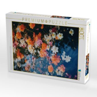 Produktbild: CALVENDO Puzzle Wie der Mond den Ozean beruhigt, so kann deine innere Stille den Geist kl&auml;ren. | 1000 Teile Lege-Gr&ouml;&szlig;e 64x48cm Foto-Puzzle f&uuml;r gl&uuml;ckli