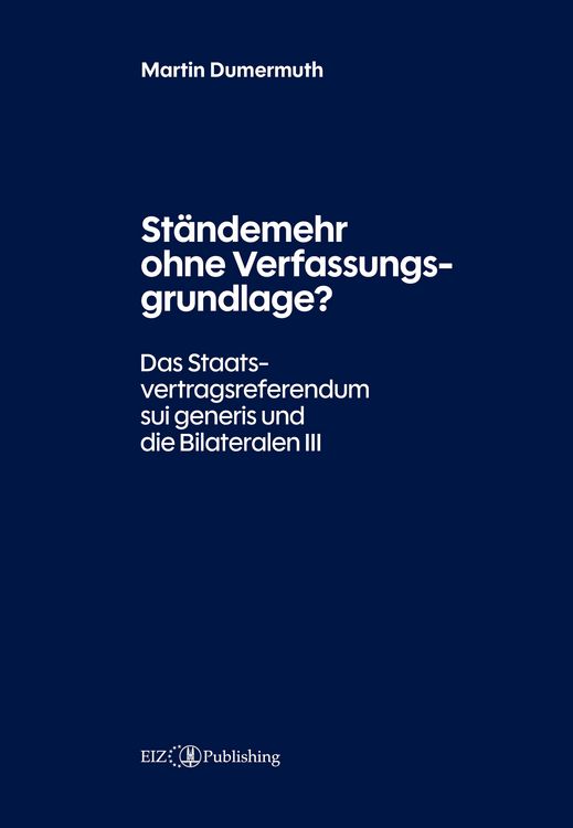 Produktbild: St&auml;ndemehr ohne Verfassungsgrundlage?