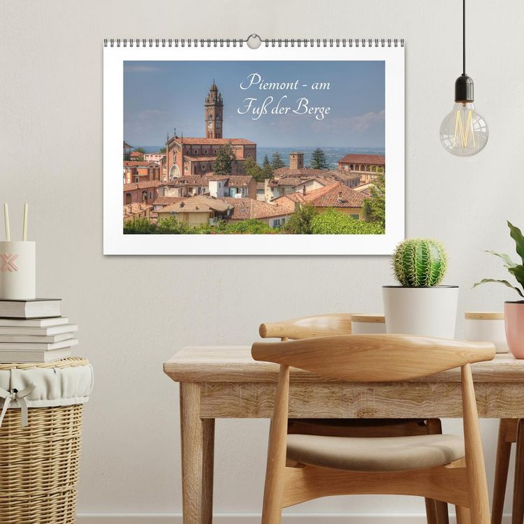Produktbild: Piemont - am Fu&szlig; der Berge (Wandkalender 2026 DIN A3 quer), CALVENDO Monatskalender