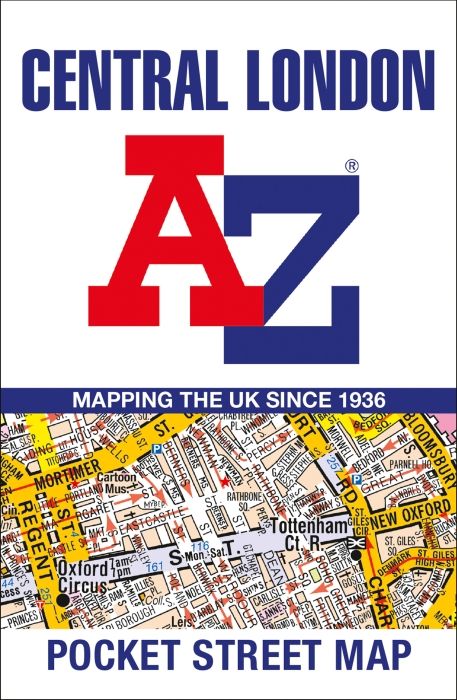 Produktbild: Central London A-Z Pocket Street Map
