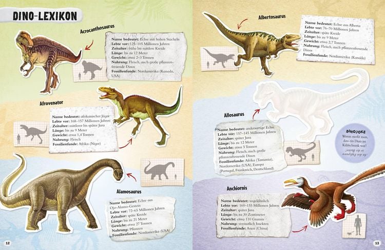Produktbild: Glow-in-the-Dark Dinosaurier: Mein gro&szlig;er Stickeratlas