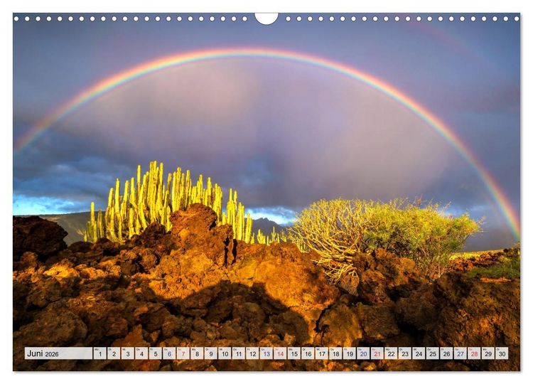 Produktbild: Kanarische Inseln - Vulkanische Natursch&ouml;nheiten (Wandkalender 2026 DIN A3 quer), CALVENDO Monatskalender