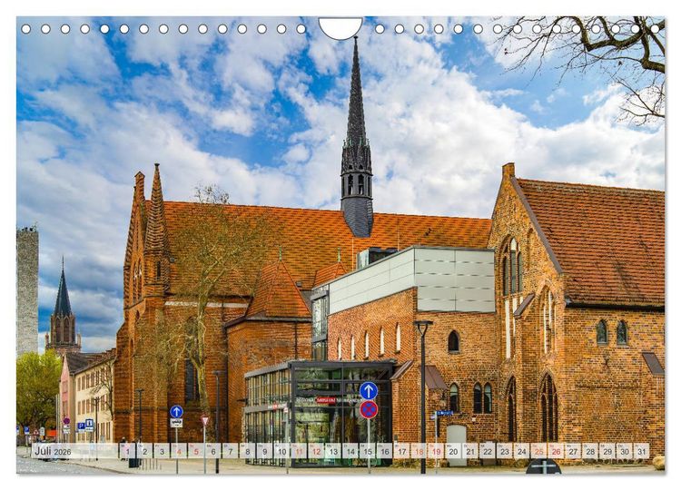Produktbild: Neubrandenburg Impressionen (Wandkalender 2026 DIN A4 quer), CALVENDO Monatskalender