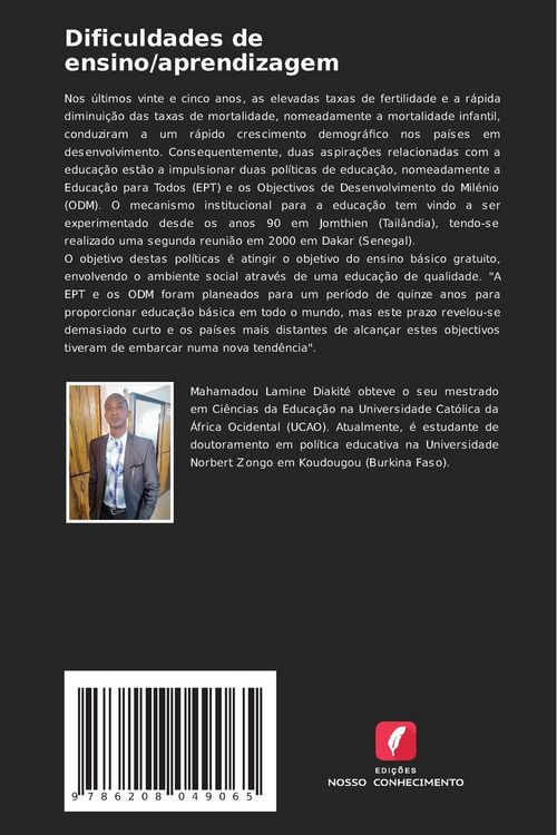 Produktbild: Dificuldades de ensino/aprendizagem