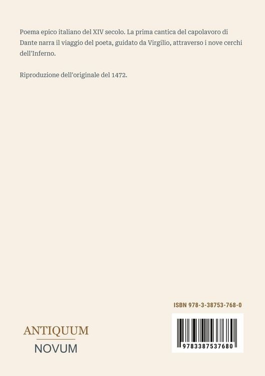 Produktbild: La Divina Commedia