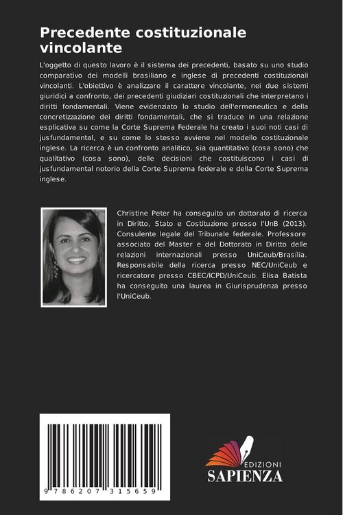Produktbild: Precedente costituzionale vincolante