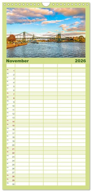 Produktbild: Familienplaner 2026 - Wilhelmshaven - Bezaubernde Momente mit 5 Spalten (Wandkalender, 21 x 45 cm) CALVENDO