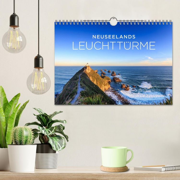 Produktbild: Neuseelands Leuchtt&uuml;rme (Wandkalender 2026 DIN A4 quer), CALVENDO Monatskalender