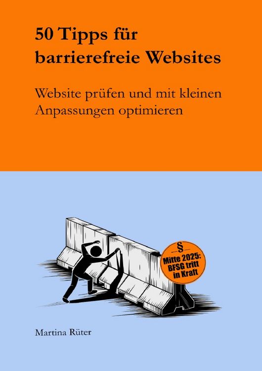 Produktbild: 50 Tipps f&uuml;r barrierefreie Websites