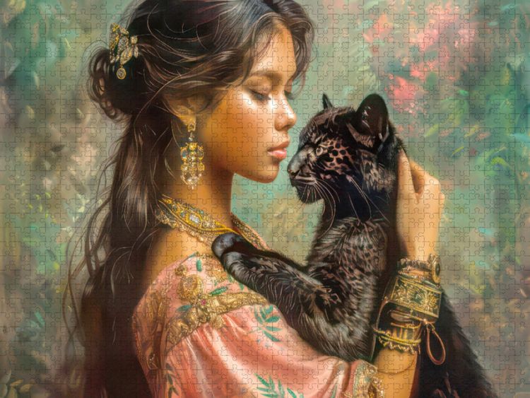 Produktbild: CALVENDO Puzzle Tierische Liebe | 2000 Teile Lege-Gr&ouml;&szlig;e 90x67cm Foto-Puzzle f&uuml;r gl&uuml;ckliche Stunden