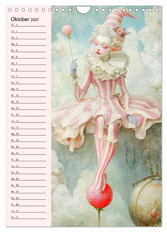 Produktbild: Tarot Wunderwelten. Surrealistische und magische Tarot-Kunst (Wandkalender 2027 DIN A4 hoch), CALVENDO Monatskalender