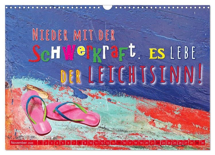 Produktbild: Die Pflicht ruft! Sag ihr, ich ruf zur&uuml;ck. (Wandkalender 2026 DIN A3 quer), CALVENDO Monatskalender