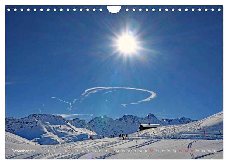 Produktbild: AROSA im Winter (Wandkalender 2026 DIN A4 quer), CALVENDO Monatskalender