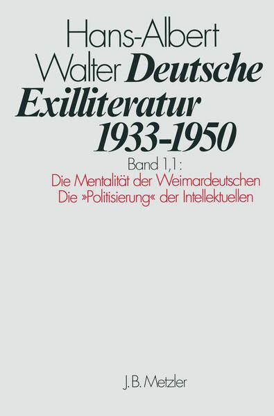 Produktbild: Deutsche Exilliteratur 1933&ndash;1950