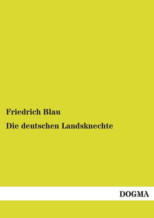 Produktbild: Die deutschen Landsknechte
