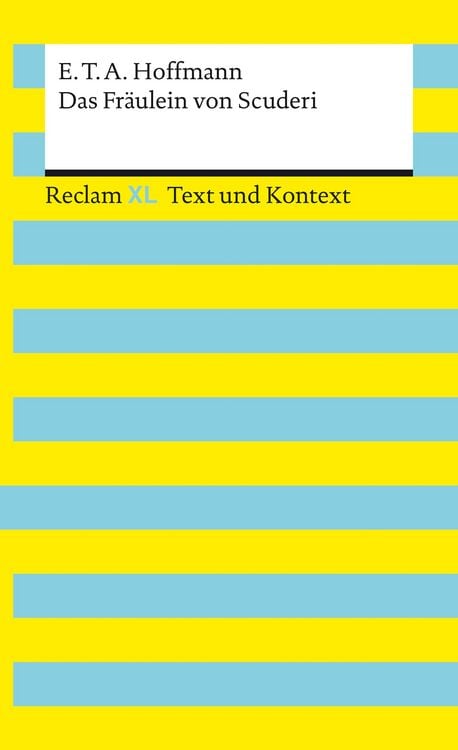 Produktbild: Das Fräulein von Scuderi. Textausgabe mit Kommentar und Materialien