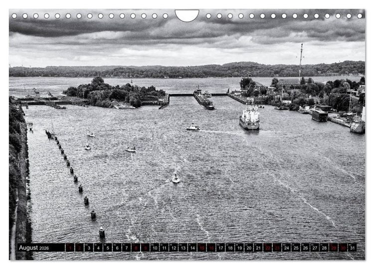 Produktbild: Ein Blick auf Kiel (Wandkalender 2026 DIN A4 quer), CALVENDO Monatskalender