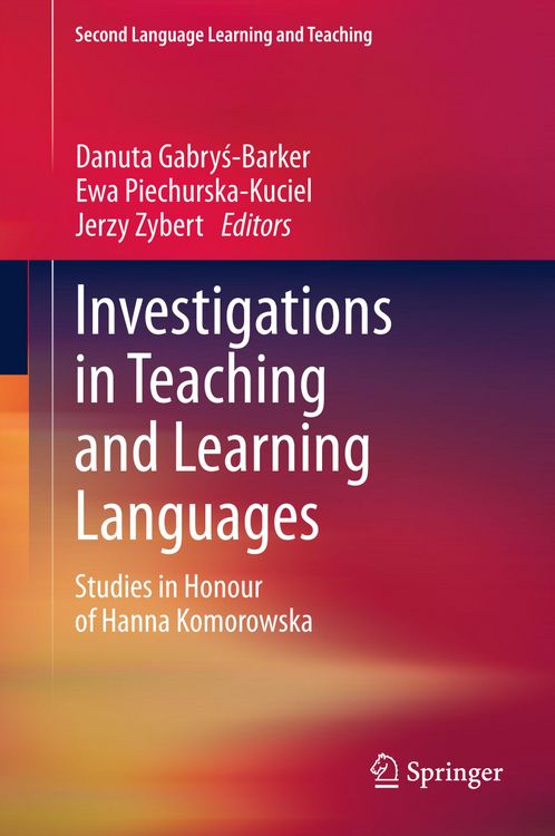 Produktbild: Investigations in Teaching and Learning Languages
