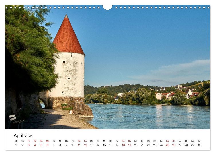 Produktbild: Impressionen aus Passau (Wandkalender 2026 DIN A3 quer), CALVENDO Monatskalender