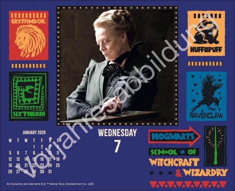 Produktbild: Harry Potter Tagesabrei&szlig;kalender 2027