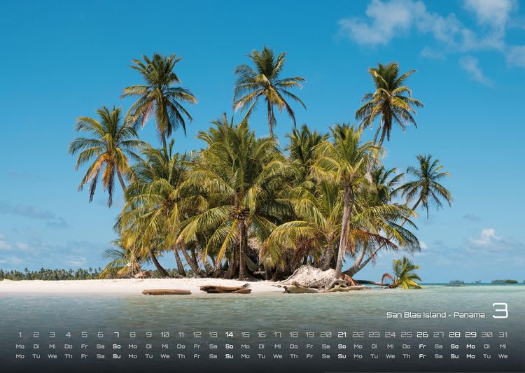 Produktbild: Inseln & Str&auml;nde - Pl&auml;tze zum Entspannen - 2027 - Kalender DIN A3