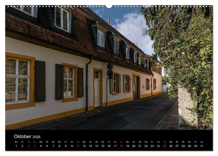 Produktbild: Schwetzingen - Ein Spaziergang durch die Perle der Kurpfalz (hochwertiger Premium Wandkalender 2026 DIN A2 quer), Kunstdruck in Hochglanz